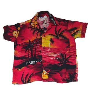 Child's Hawaiian Shirt Barbados size 2 toddler